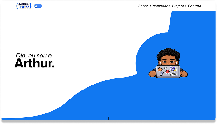 Print do projeto de Portfólio